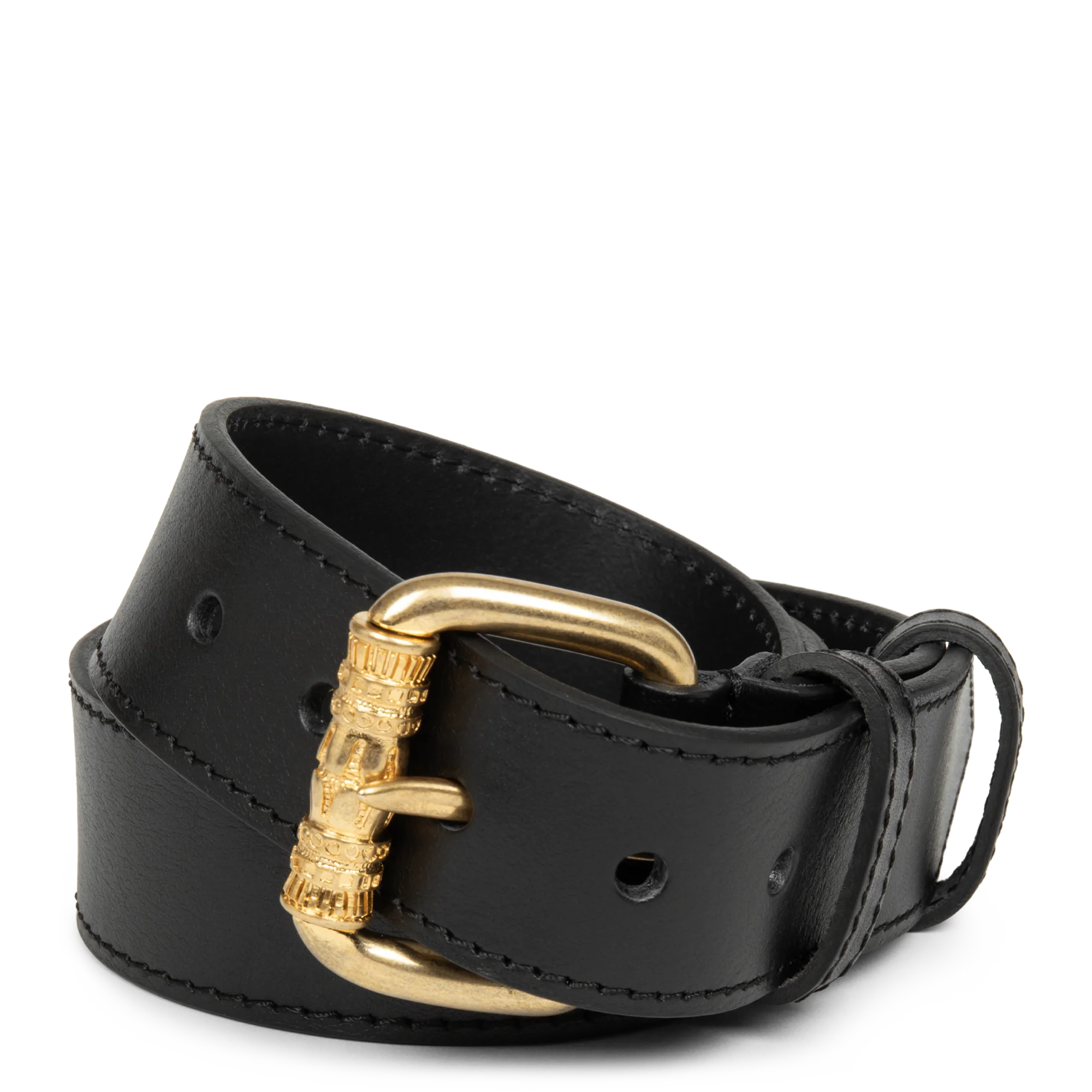 Petit ceinture - Ceinture Cuir Lisse Femme - Image 6
