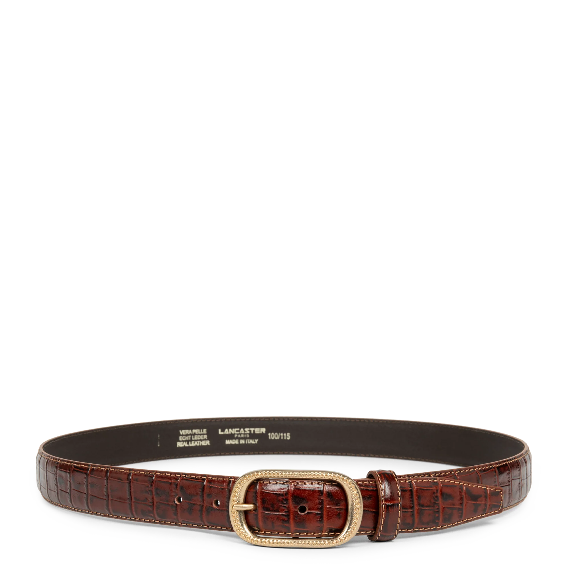 Ceinture - Ceinture Cuir Croco Femme