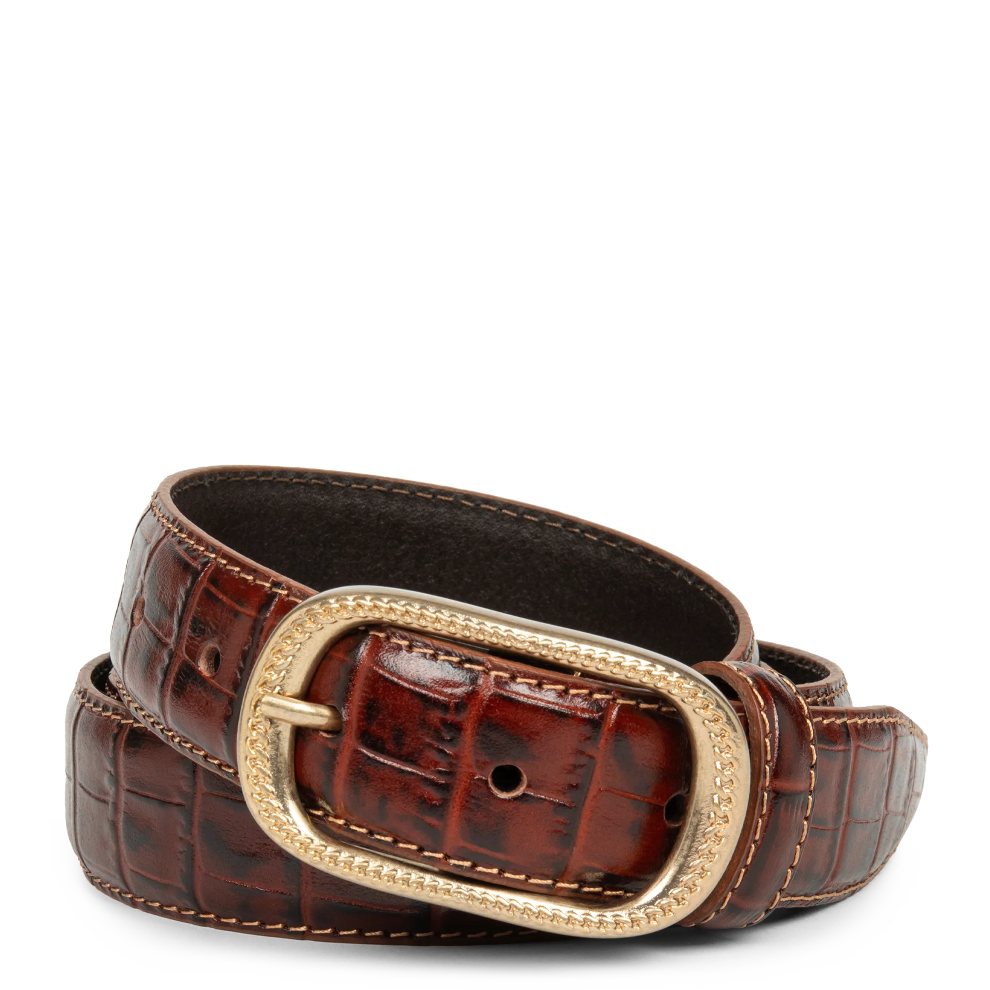 Ceinture - Ceinture Cuir Croco Femme - Image 2