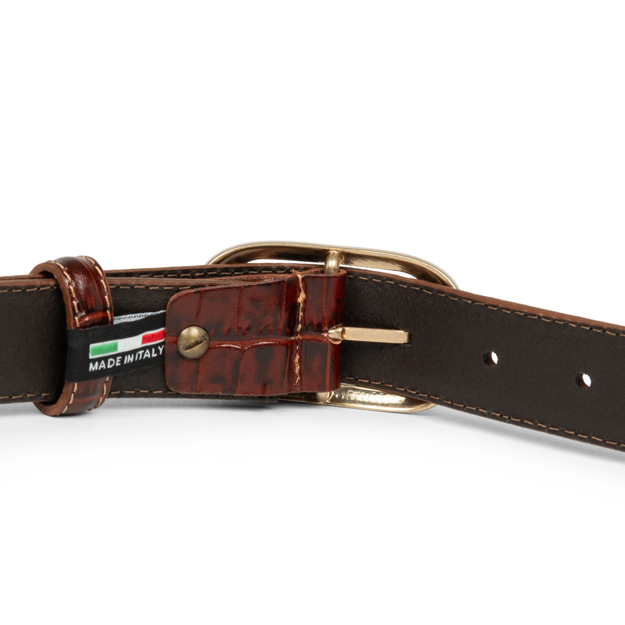 Ceinture - Ceinture Cuir Croco Femme - Image 4