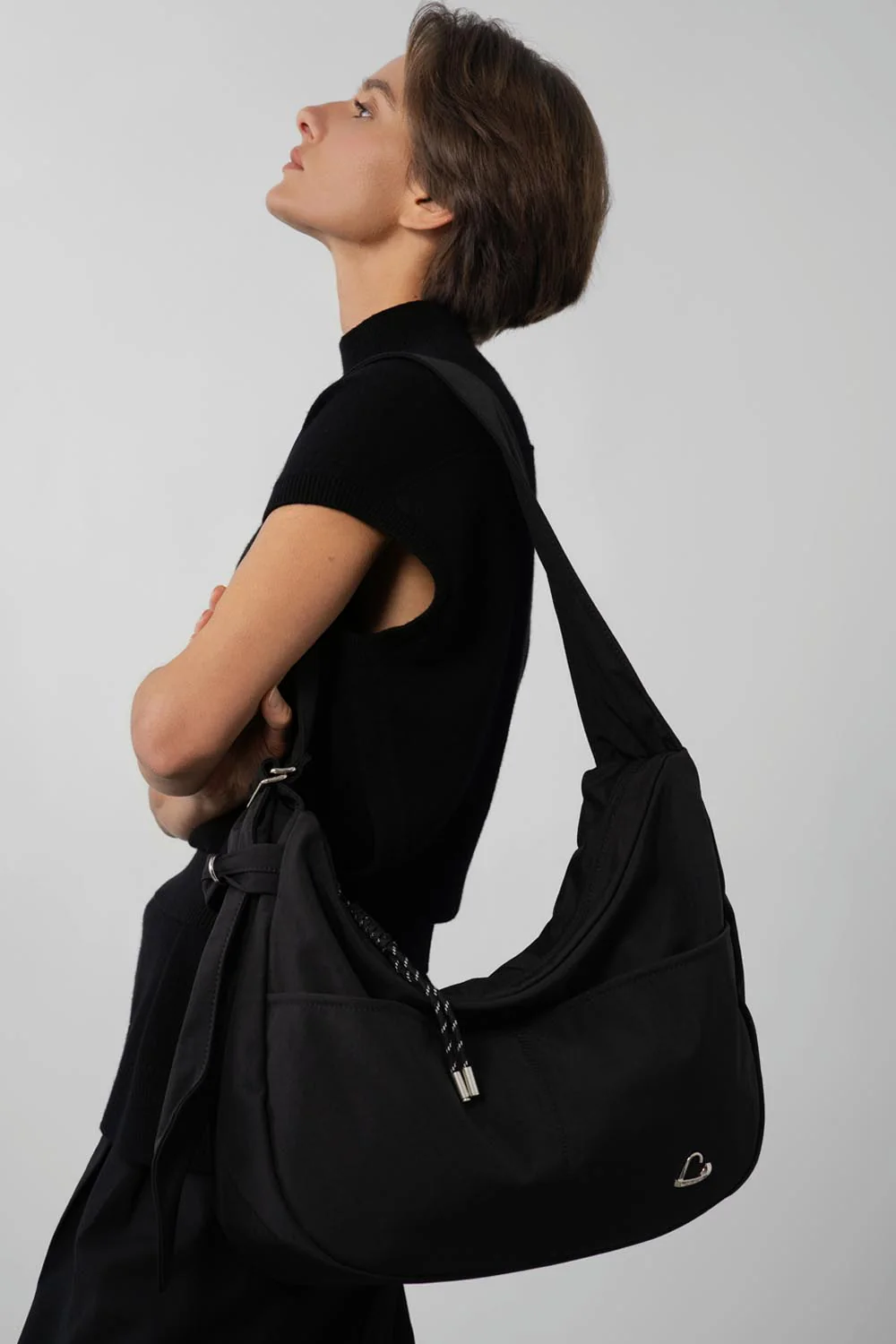 Très grand sac besace - Basic Love - Image 8