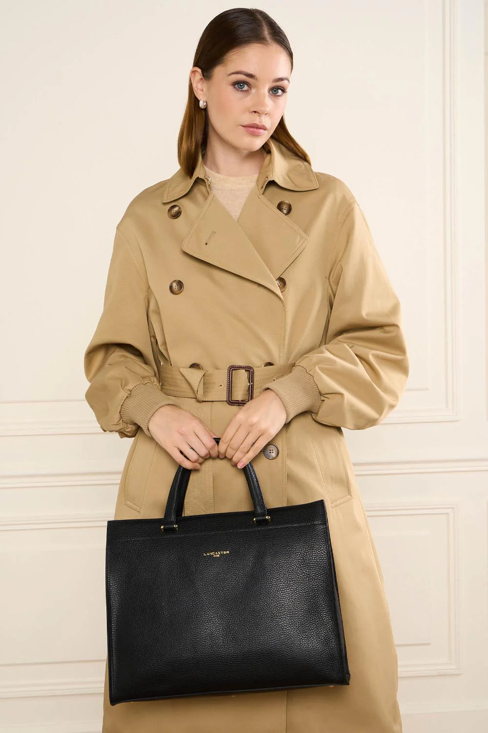 Grand sac cabas main - Foulonné Double DAILY - Image 17