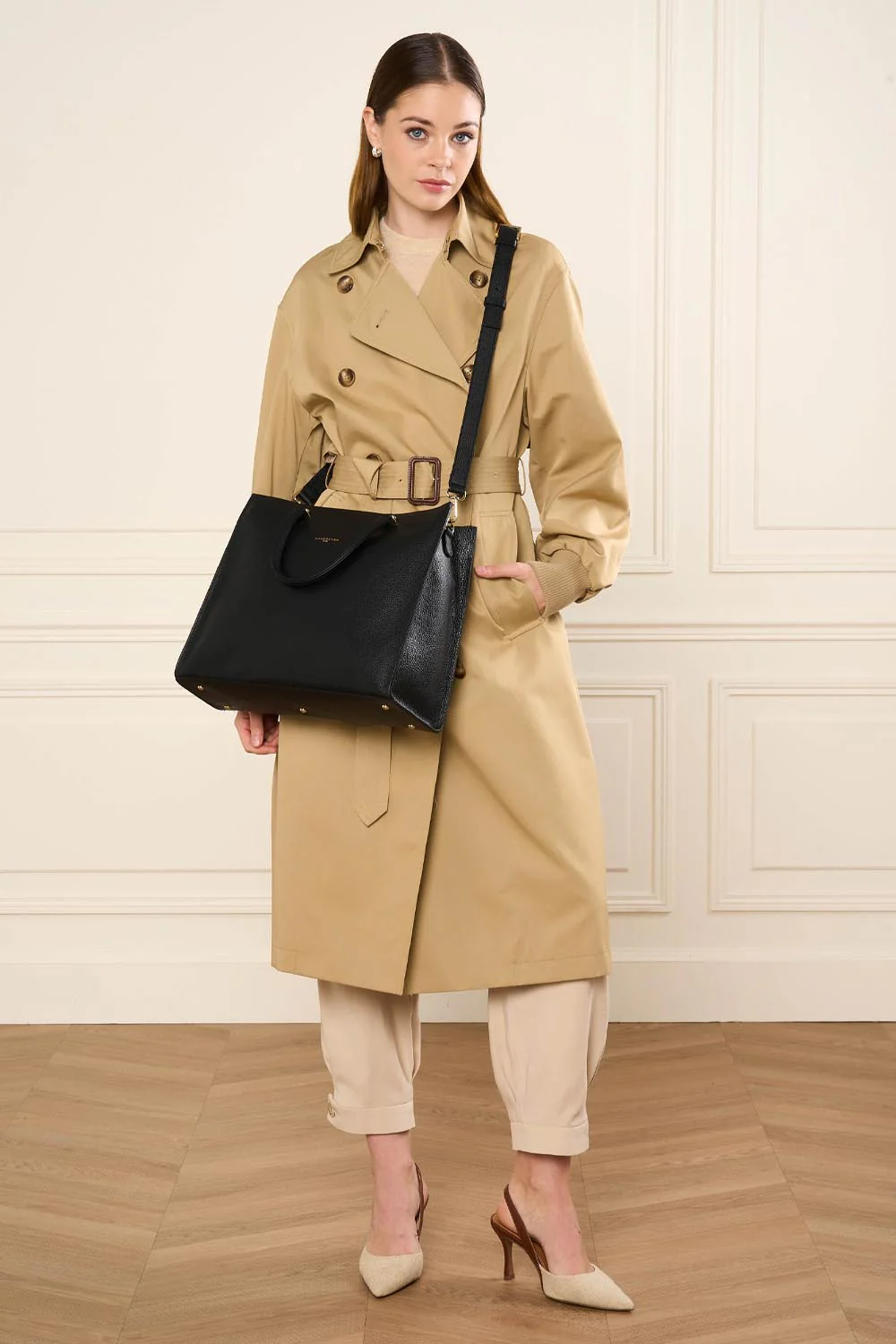 Grand sac cabas main - Foulonné Double DAILY - Image 18