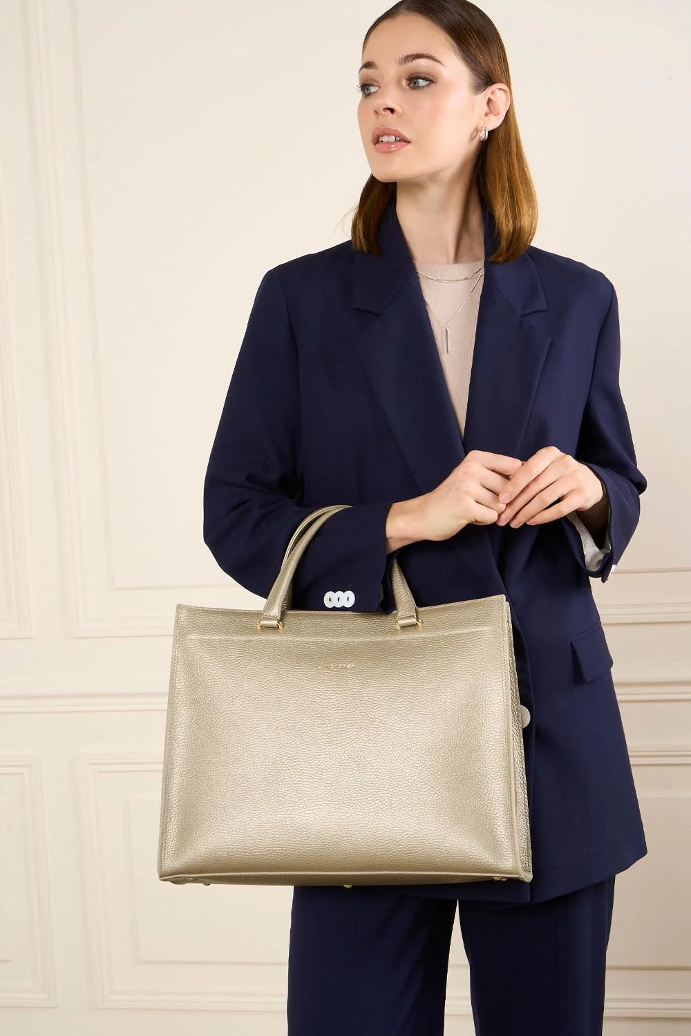 Grand sac cabas main - Foulonné Double DAILY - Image 23