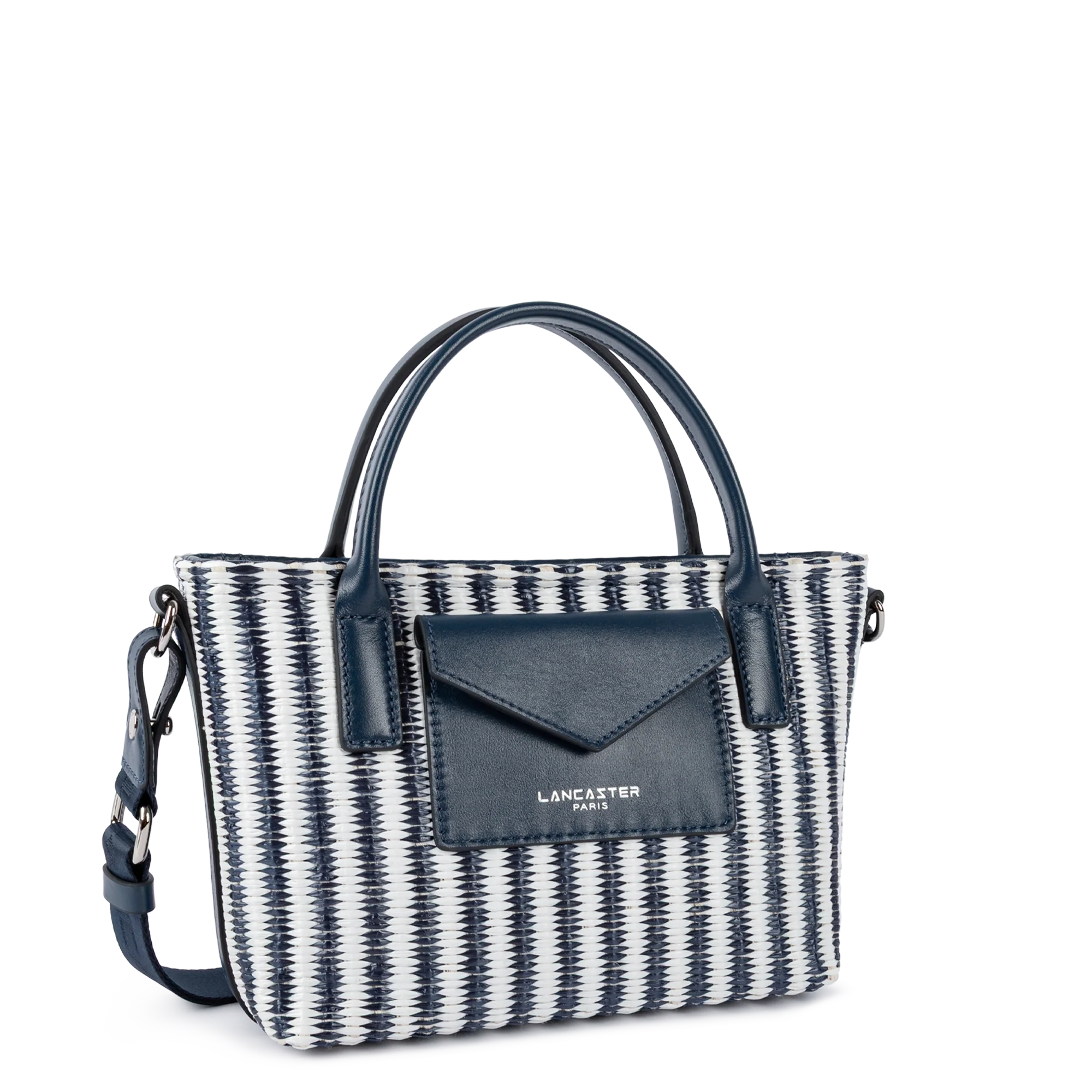 Mini sac cabas main - KBA Marinière Osier - Image 10
