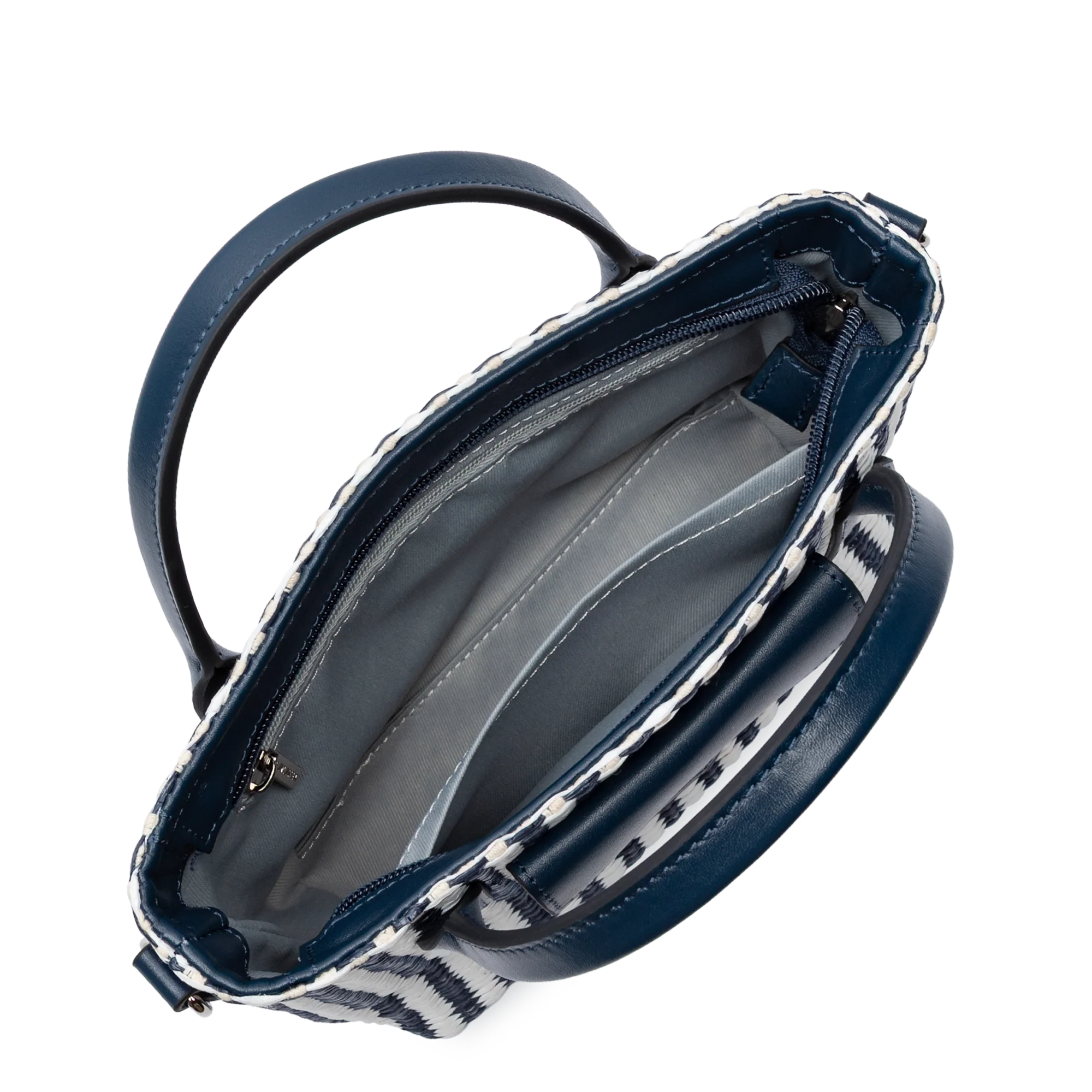 Mini sac cabas main - KBA Marinière Osier - Image 12