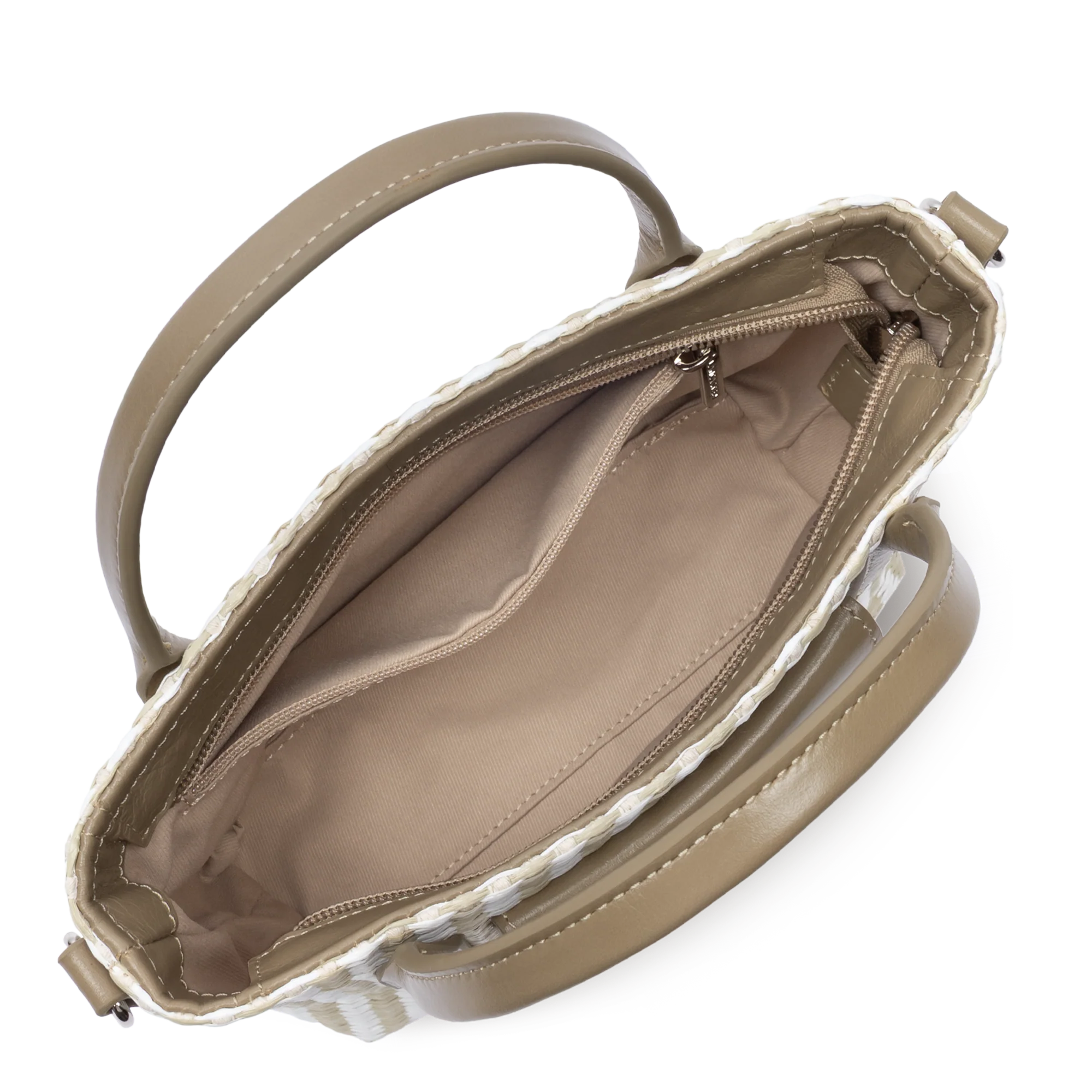 Mini sac cabas main - KBA Marinière Osier - Image 4