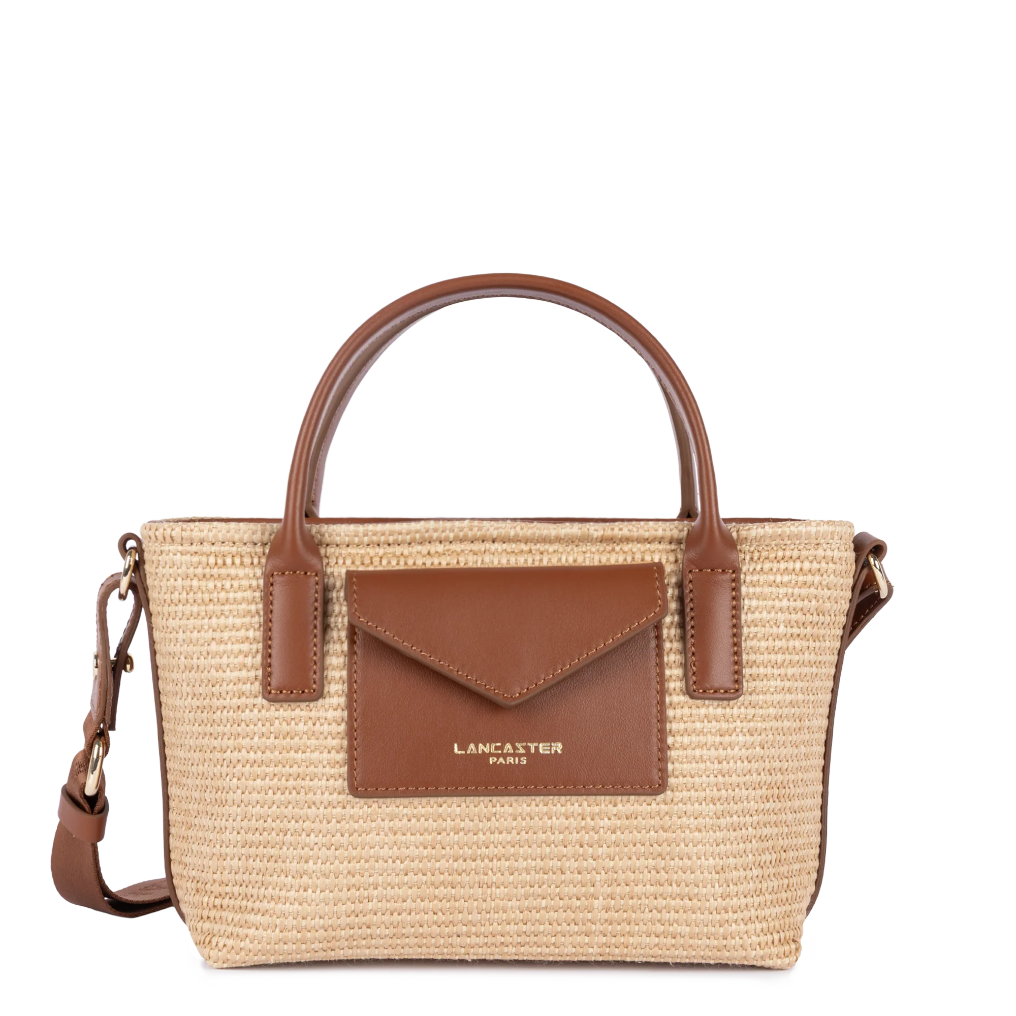 Mini sac cabas main - KBA Marinière Osier - Image 5