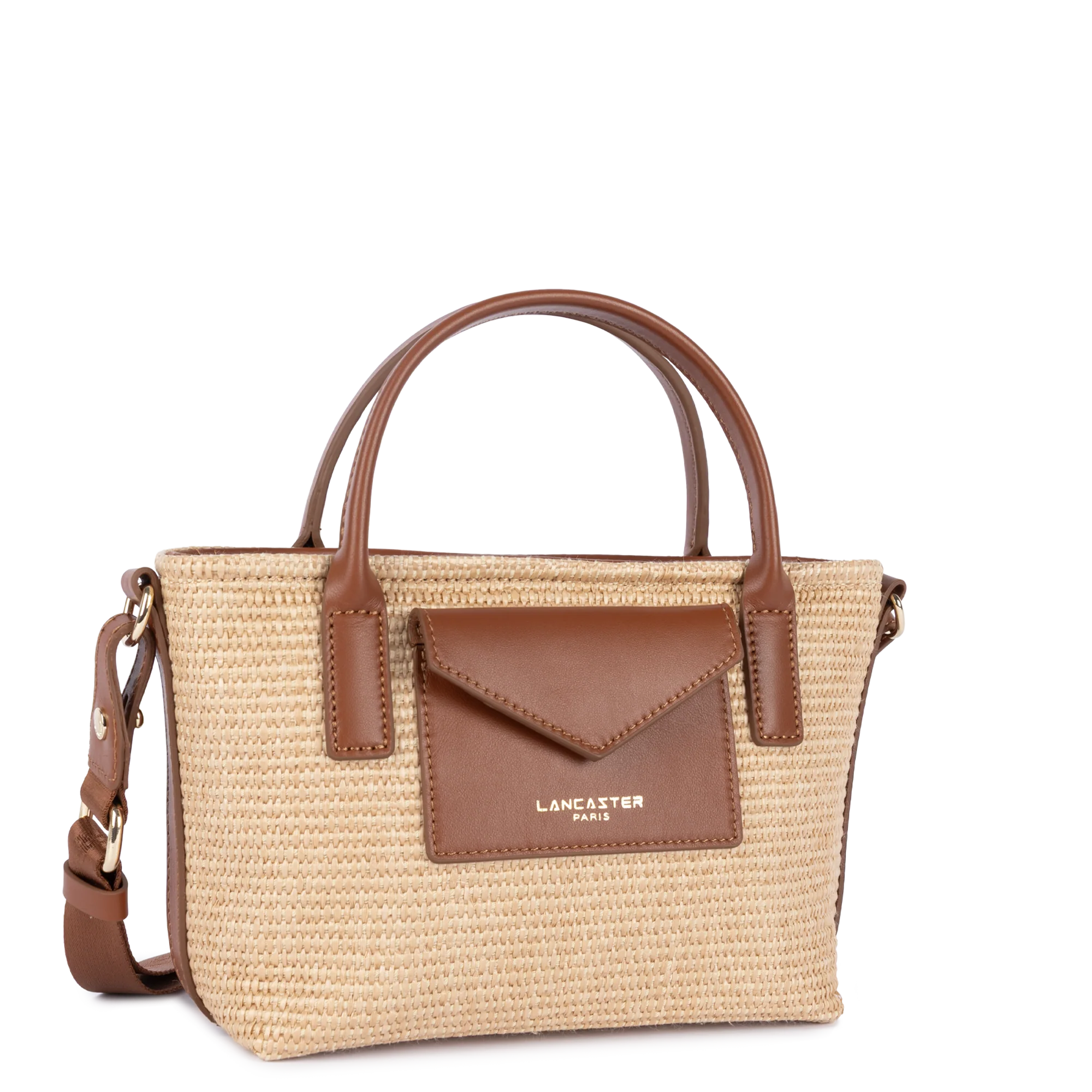 Mini sac cabas main - KBA Marinière Osier - Image 6