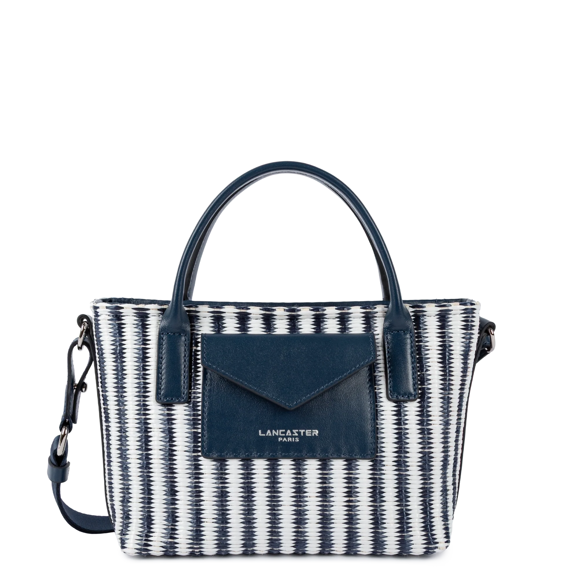 Mini sac cabas main - KBA Marinière Osier - Image 9