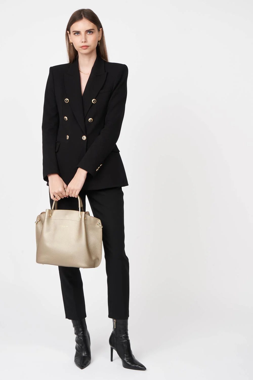 Grand sac à main - Foulonné Double LOUISA - Image 71
