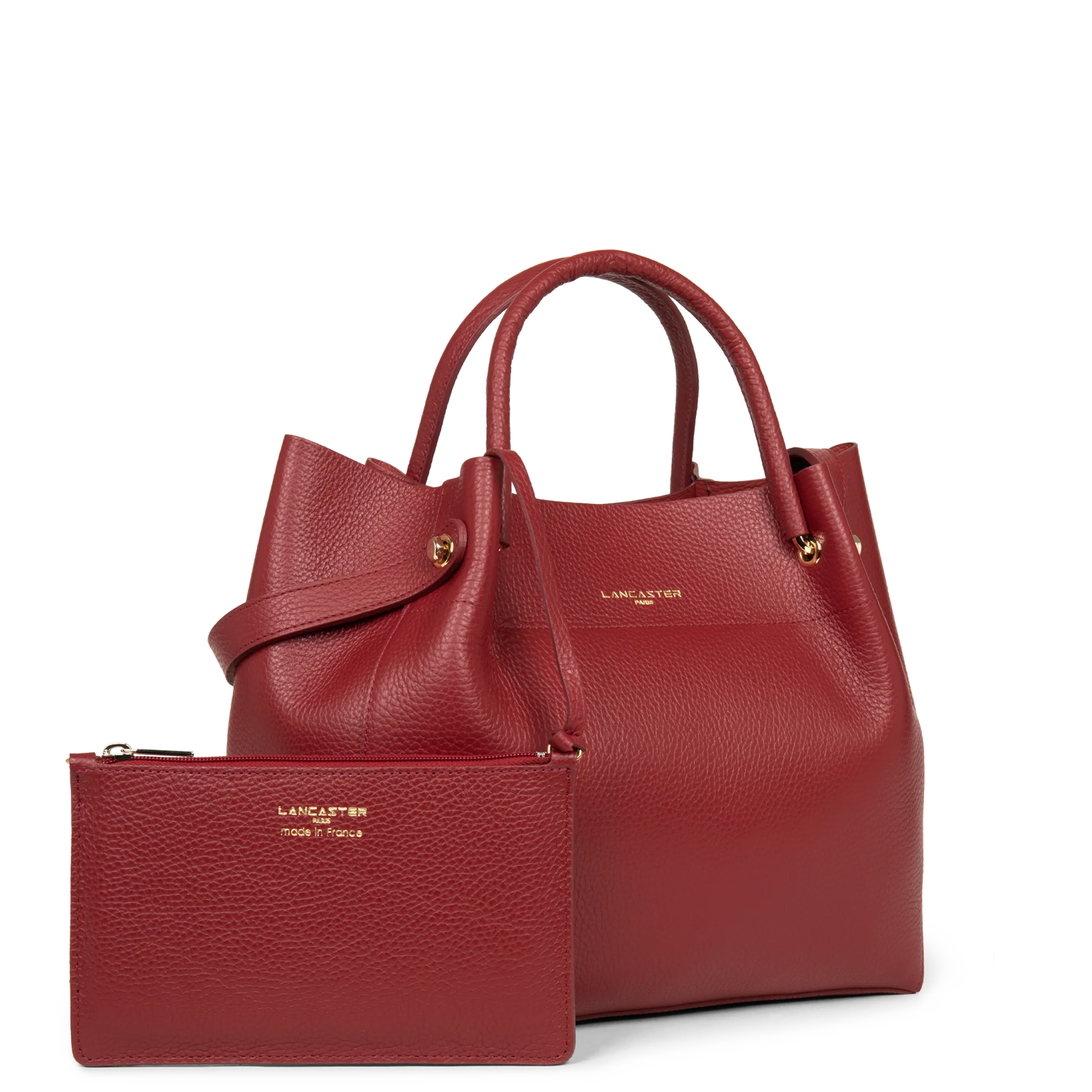 Grand sac cabas épaule - Foulonné Double LOUISA - Image 26