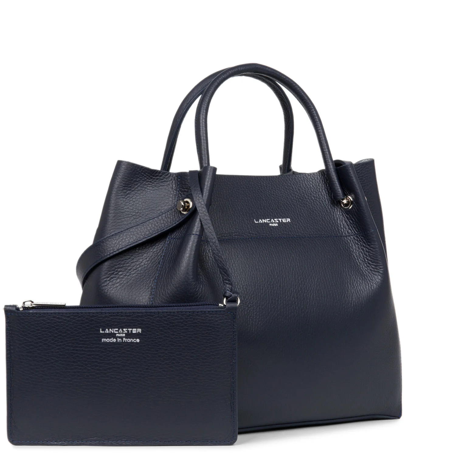 Grand sac cabas épaule - Foulonné Double LOUISA - Image 30