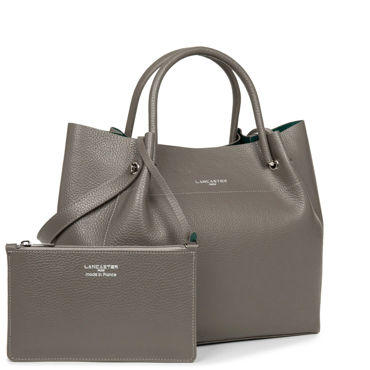 Grand sac cabas épaule - Foulonné Double LOUISA - Image 47