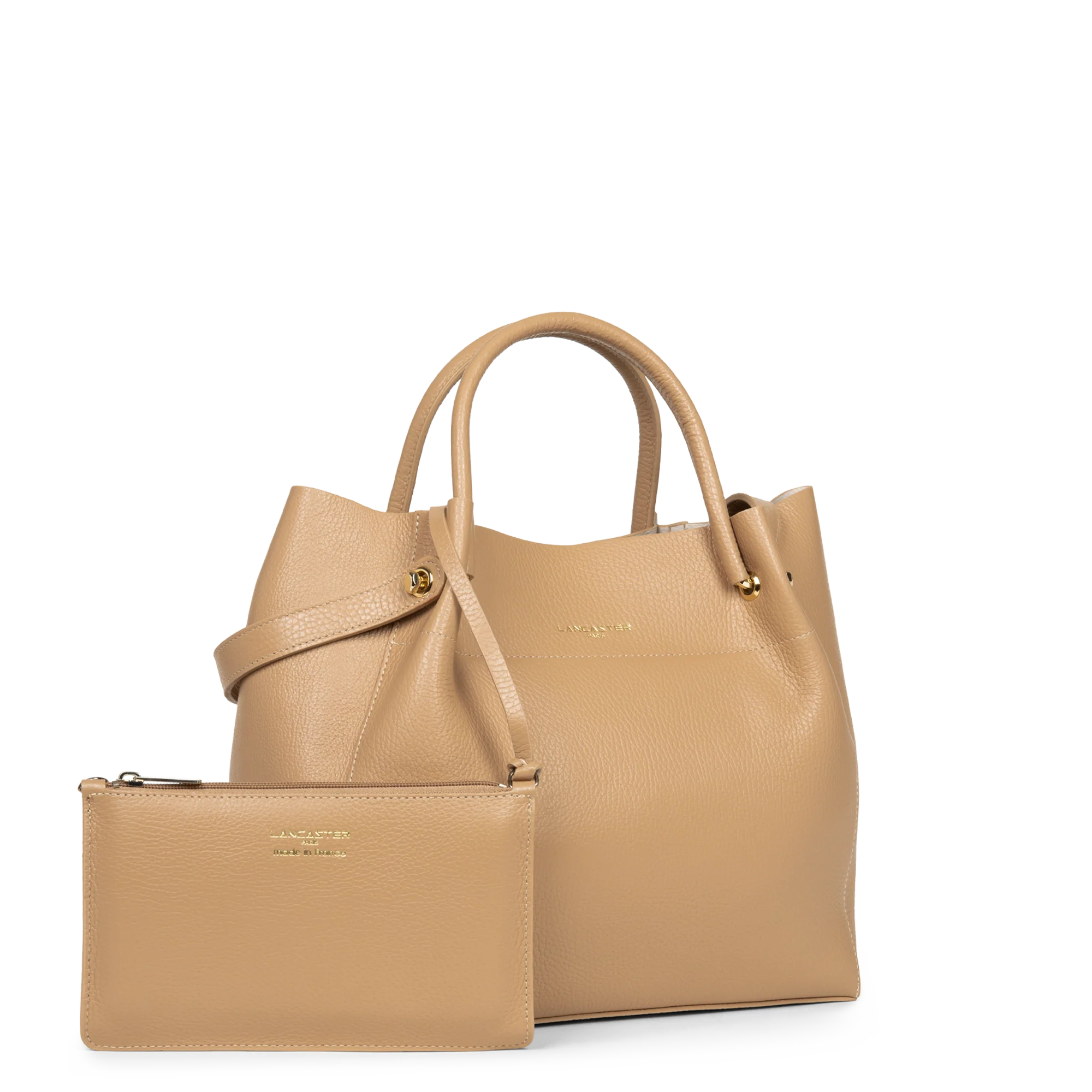 Grand sac cabas épaule - Foulonné Double LOUISA - Image 57