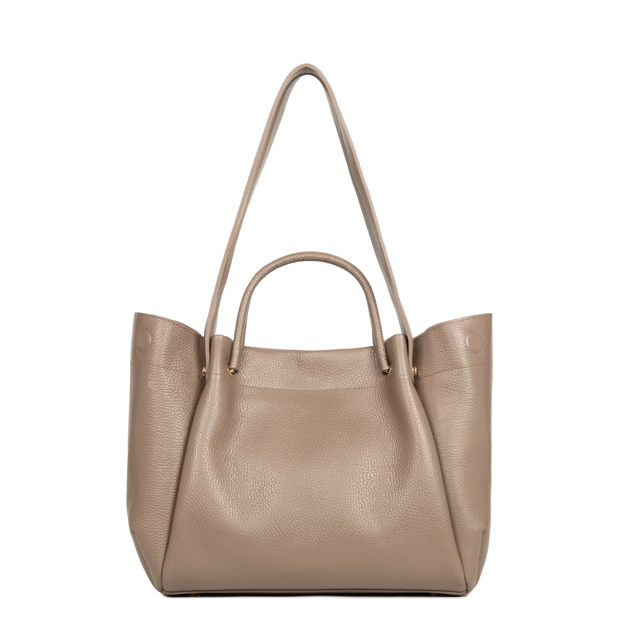 Très grand sac cabas épaule - Foulonné Double LOUISA - Image 31