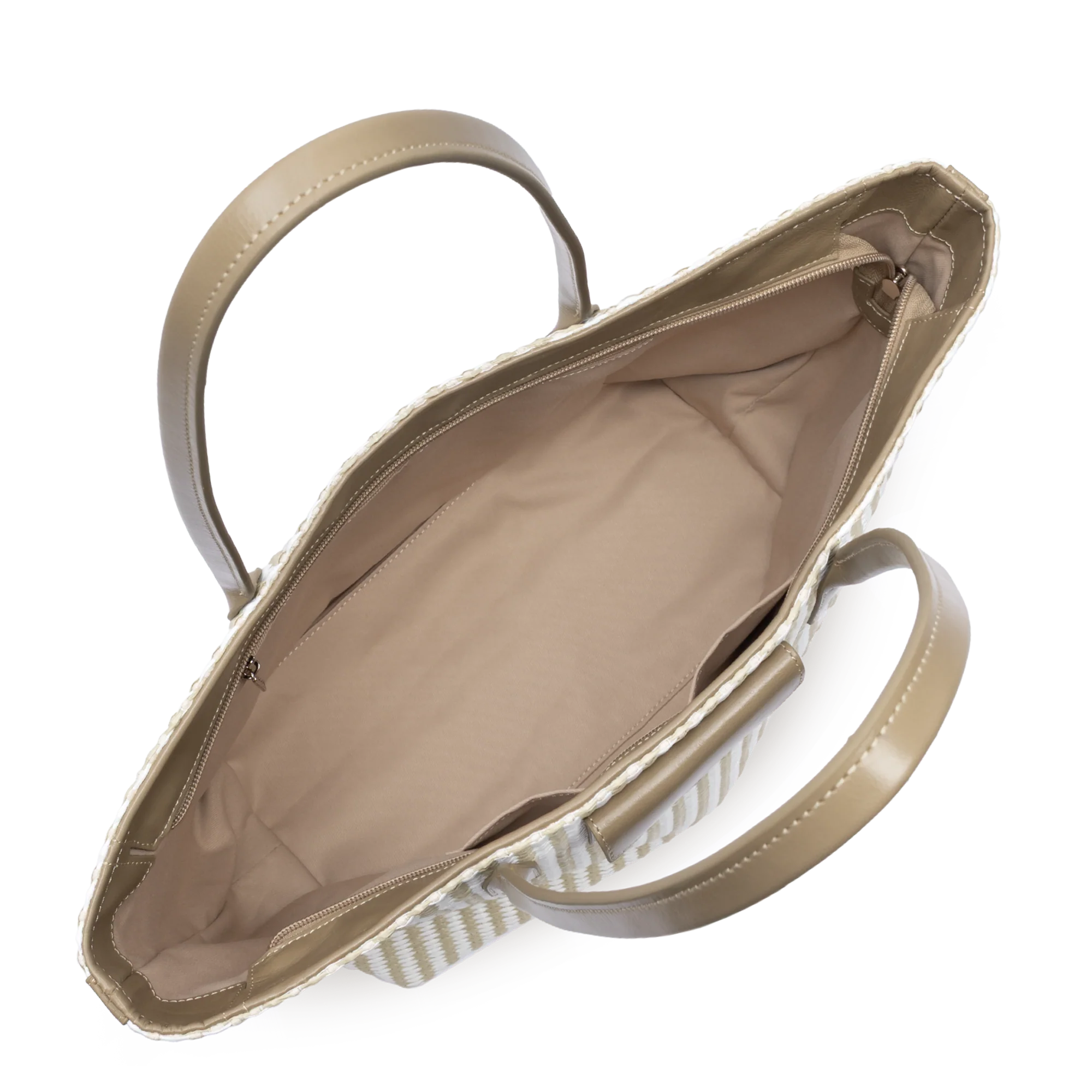 Sac cabas épaule - KBA Marinière Osier - Image 4