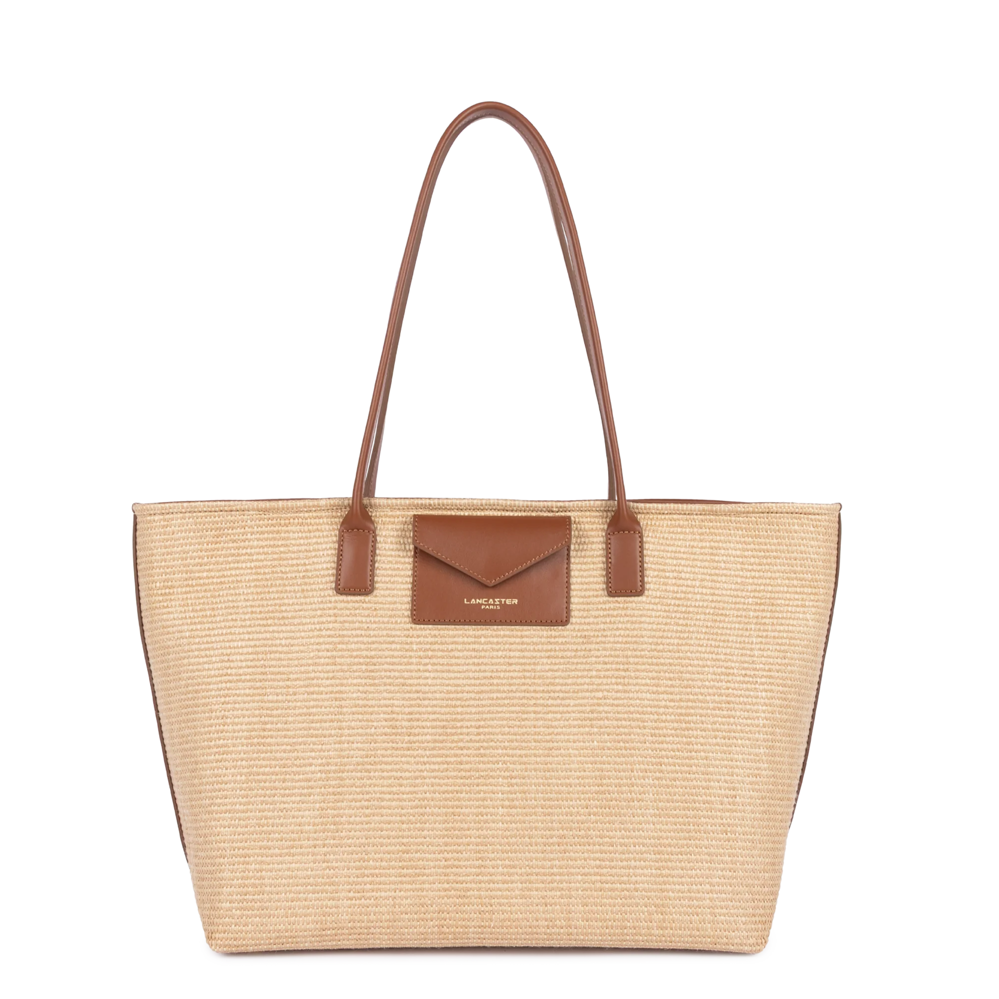 Sac cabas épaule - KBA Marinière Osier - Image 5