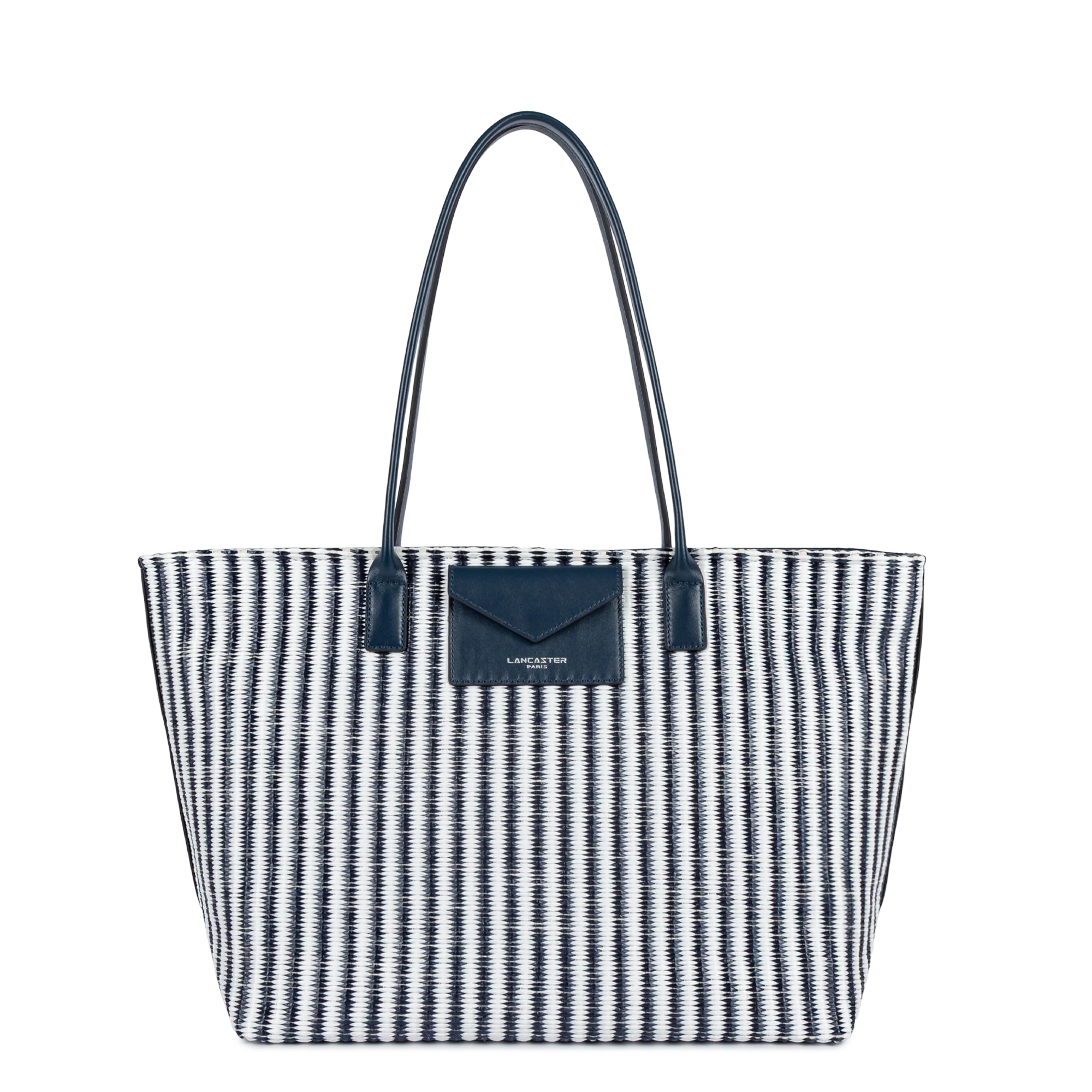 Sac cabas épaule - KBA Marinière Osier - Image 9