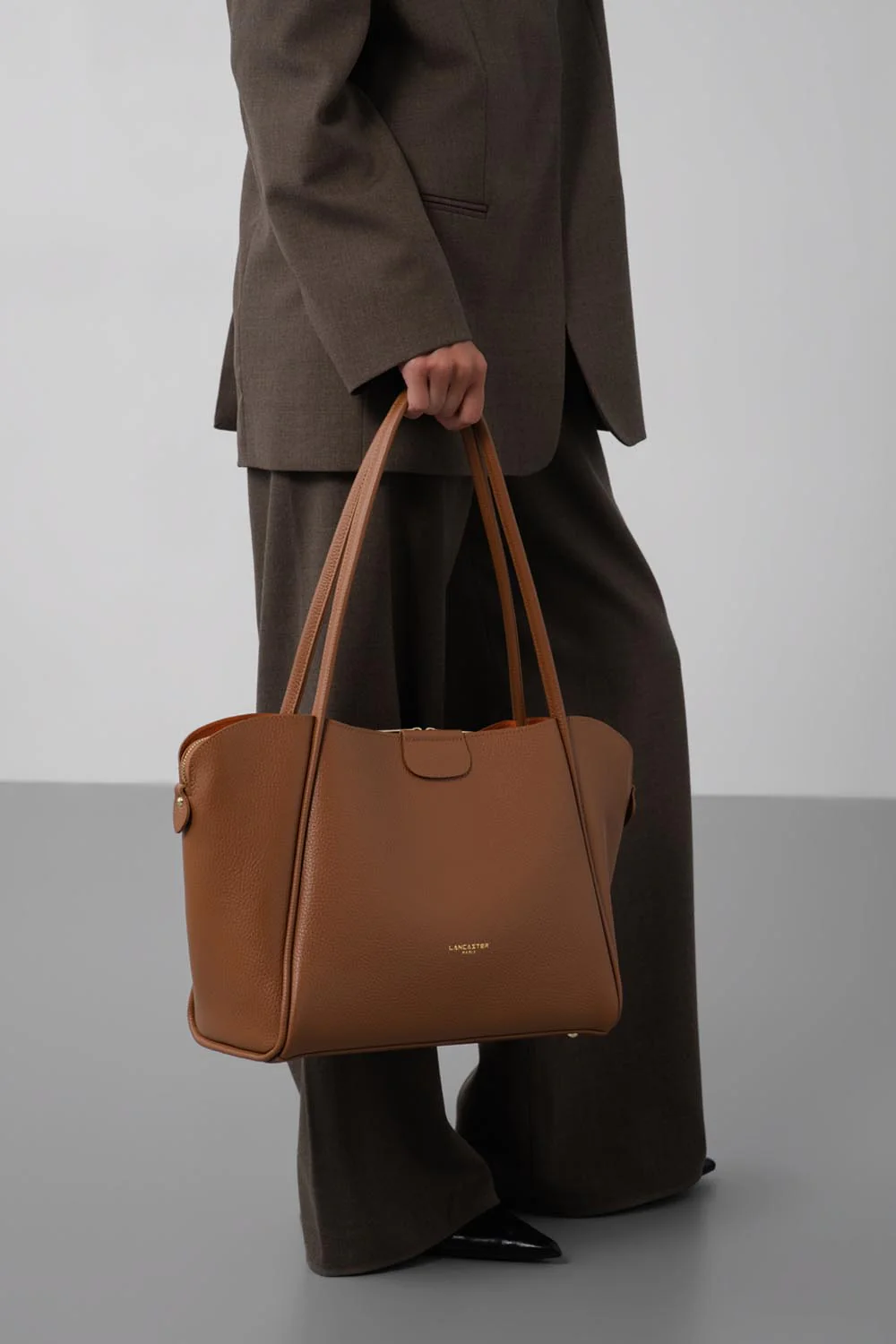 Très grand sac cabas épaule - Ida Double - Image 3
