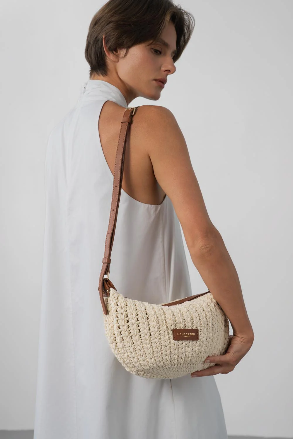 Petit sac besace - Tressé coton - Image 6